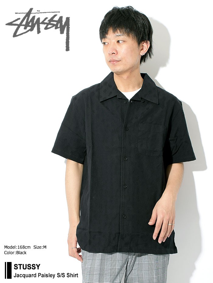 【ステューシー】Stussy フラワーシャツジャケット STUSSY シャツ STUSSY/ステューシー PAISLEY TEARS SHIRT 開襟