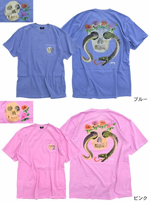 STUSSY ステューシー Tシャツ 半袖 メンズ Calavera Pigment