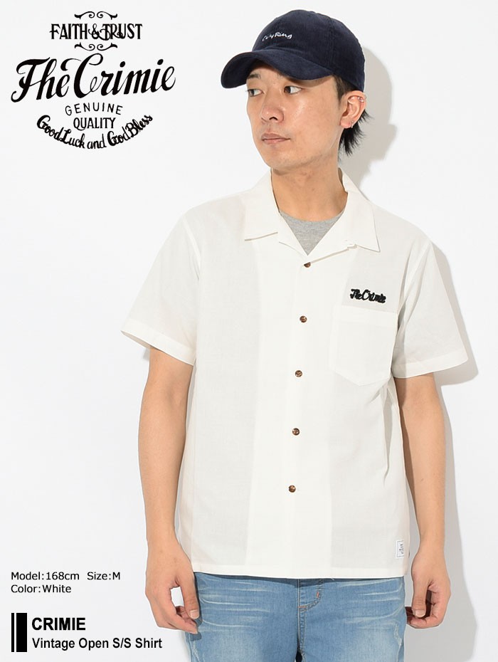 CRIMIE（クライミー） シャツ 半袖 メンズ ビンテージ オープン(crimie