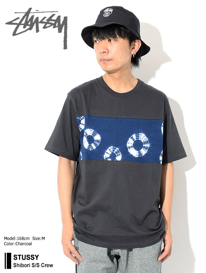 ステューシー カットソー 半袖 STUSSY メンズ Shibori ( stussy crew