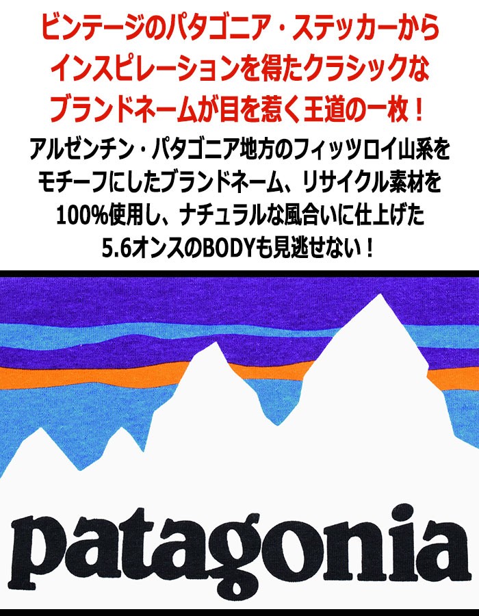 PatagoniaパタゴニアのTシャツ Shop Sticker Responsibili02