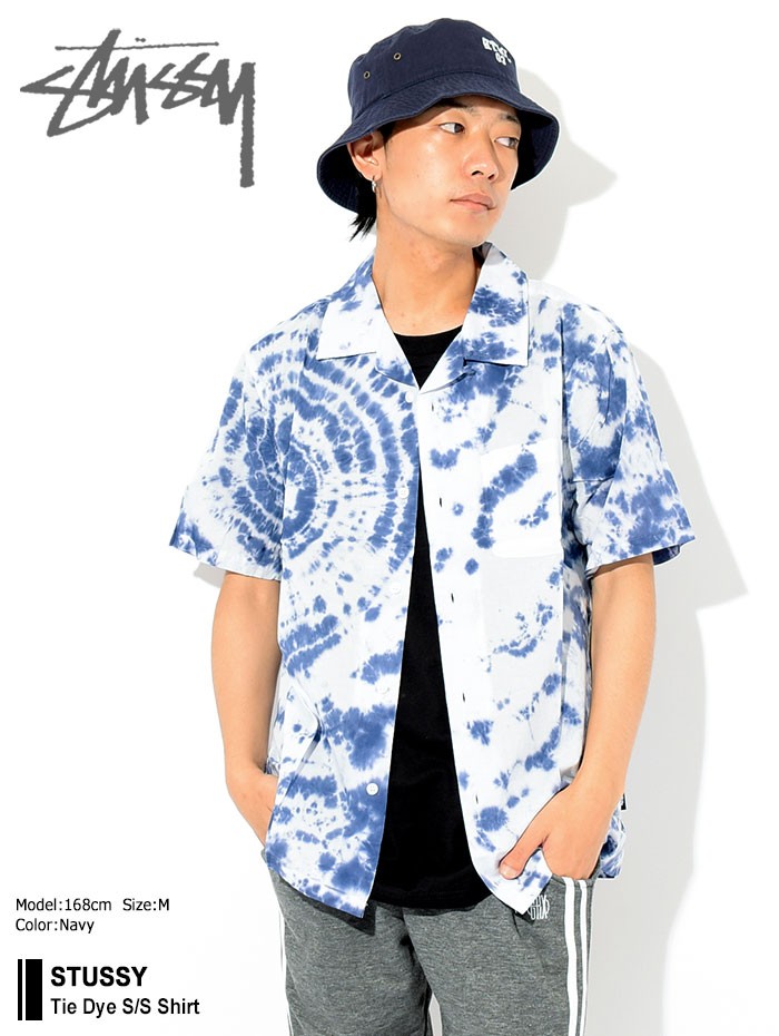 STUSSY ステューシー シャツ 半袖 メンズ Tie Dye ( stussy