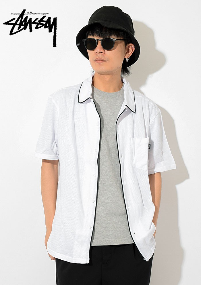 STUSSYステューシーのシャツ Sid Mesh Shirt02