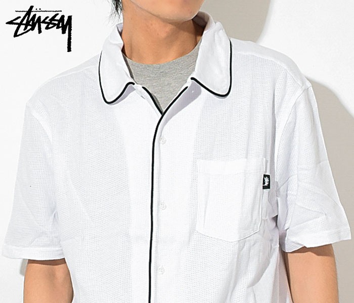 STUSSYステューシーのシャツ Sid Mesh Shirt03