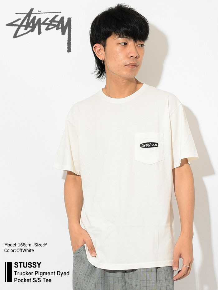STUSSY（ステューシー） Tシャツ 半袖 メンズ Trucker Pigment Dyed