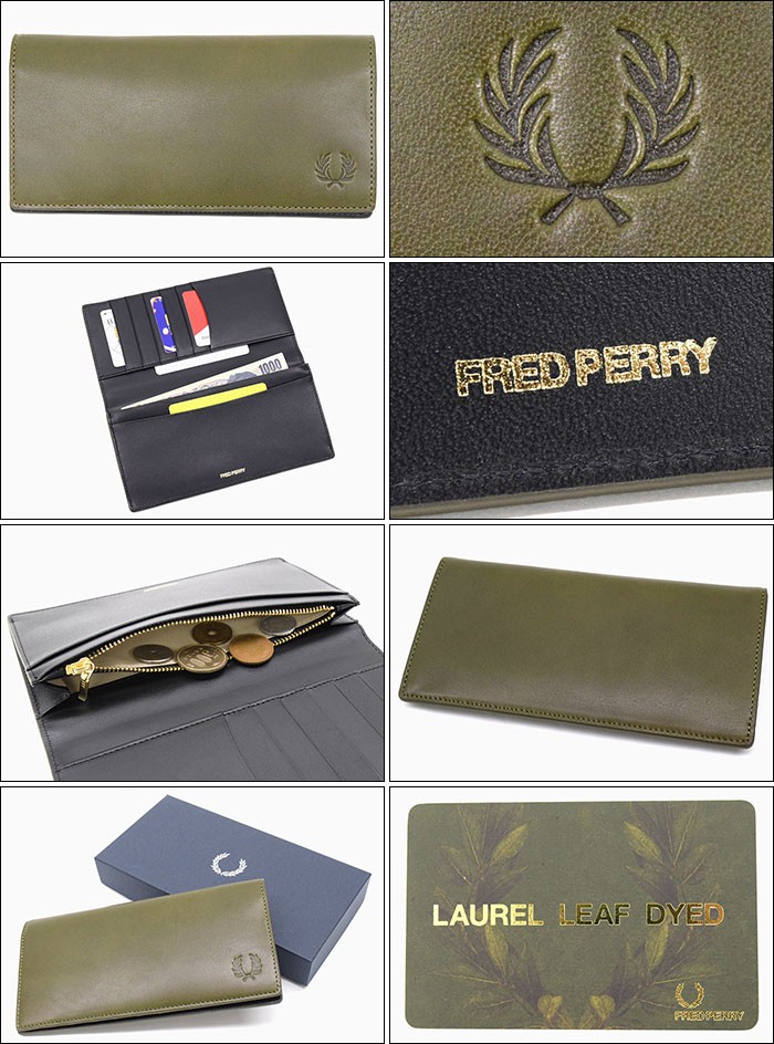 FRED PERRY フレッドペリー 財布 メンズ ローレル リーフ ダイド