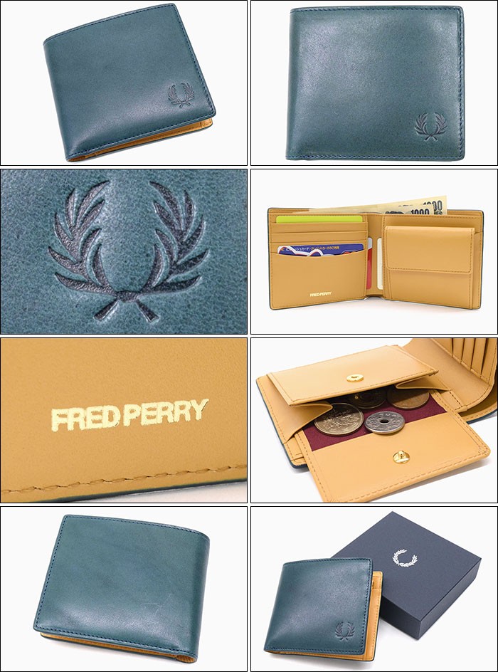 フレッドペリー 財布 FRED PERRY メンズ レザー ビルフォールド ウォレット 日本企画(F19867 Leather Billfold  Wallet 二つ折り財布) : frp-f19867 : ice field - 通販 - Yahoo!ショッピング