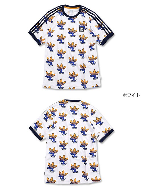 アディダス カットソー 半袖 adidas メンズ スケートトレフォイル