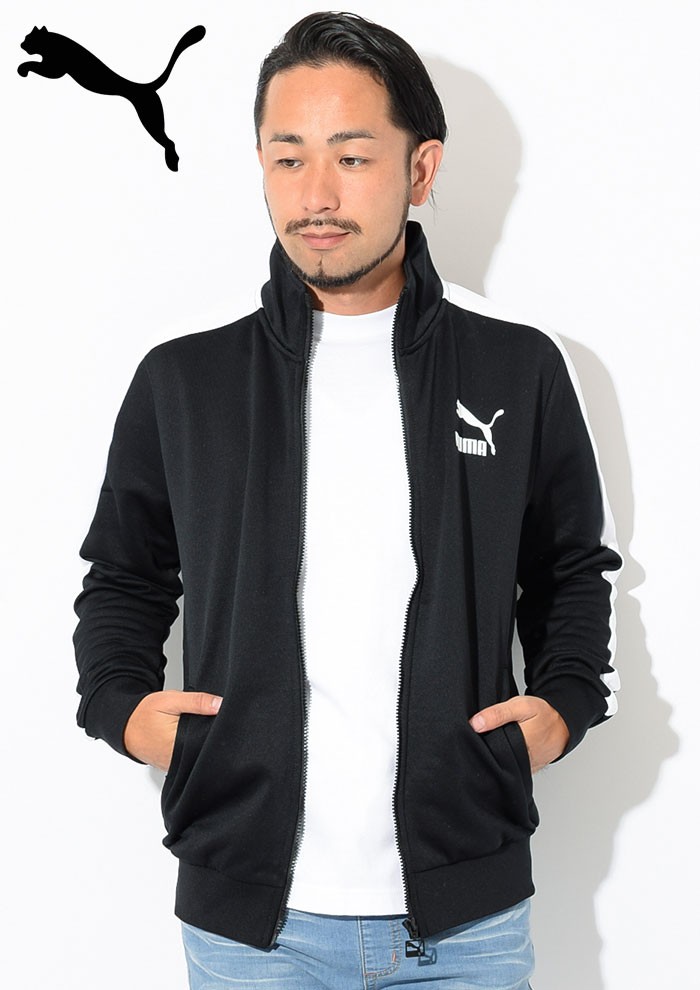 PUMA プーマ トラックジャケット T7 ブラック Lサイズ PUMA プーマ ジャケット メンズ クラシックス T7 トラック