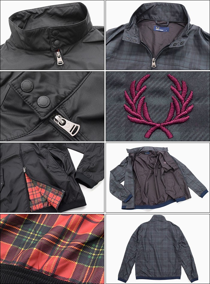 【かふか】FRED PERRY/フレッドペリー/ハリントンミドルジャケット 楽天市場】フレッドペリー FRED PERRY ジャケット メンズ