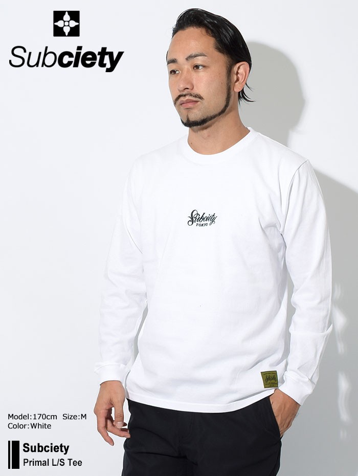 サブサエティ Tシャツ 長袖 Subciety メンズ プライマル(subciety