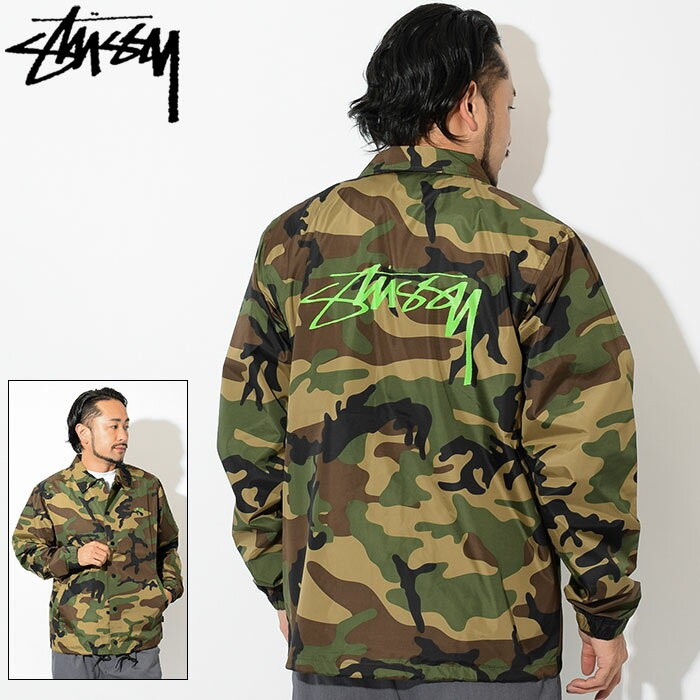 ステューシー ジャケット STUSSY メンズ Camo Cruize Coach