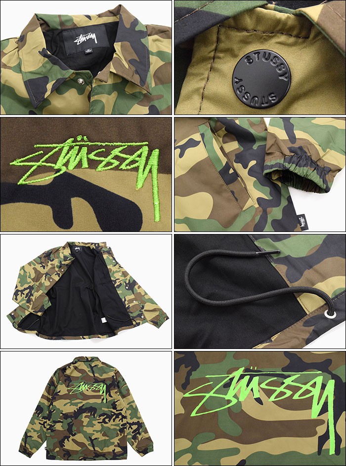 ステューシー ジャケット STUSSY メンズ Camo Cruize Coach(stussy JKT