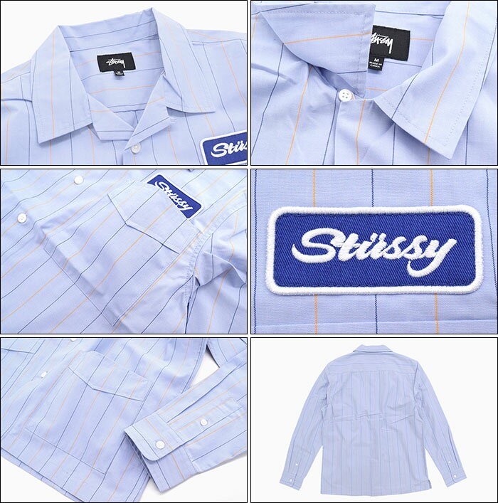 STUSSY ステューシー シャツ 長袖 メンズ Work(stussy shirt