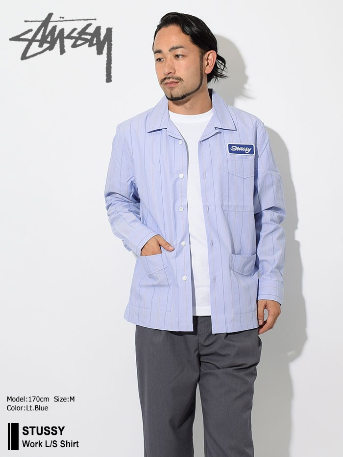 STUSSY ステューシー シャツ 長袖 メンズ Work(stussy shirt