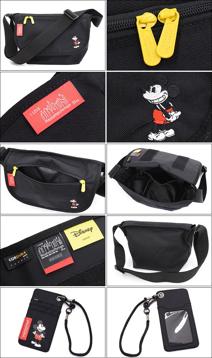 新品未使用 マンハッタンポーテージメッセンジャーバッグ ミッキー 40周年1/2 Manhattan Portage（マンハッタンポーテージ） メッセンジャーバッグ