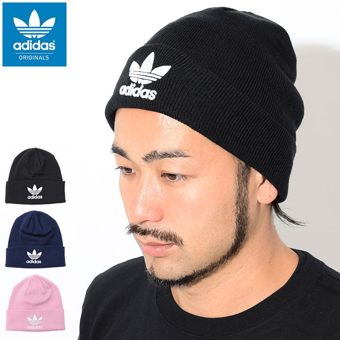 アディダス ニット帽 adidas トレフォイル ビーニー(adidas Trefoil