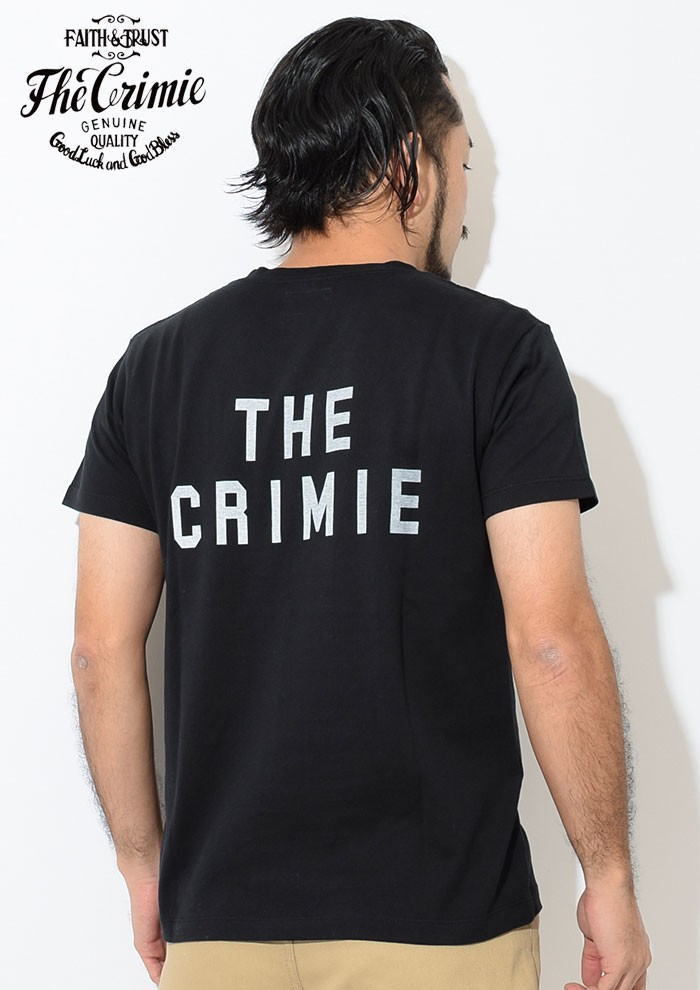 CRIMIE（クライミー） Tシャツ 半袖 メンズ ロゴ Vネック ポケット