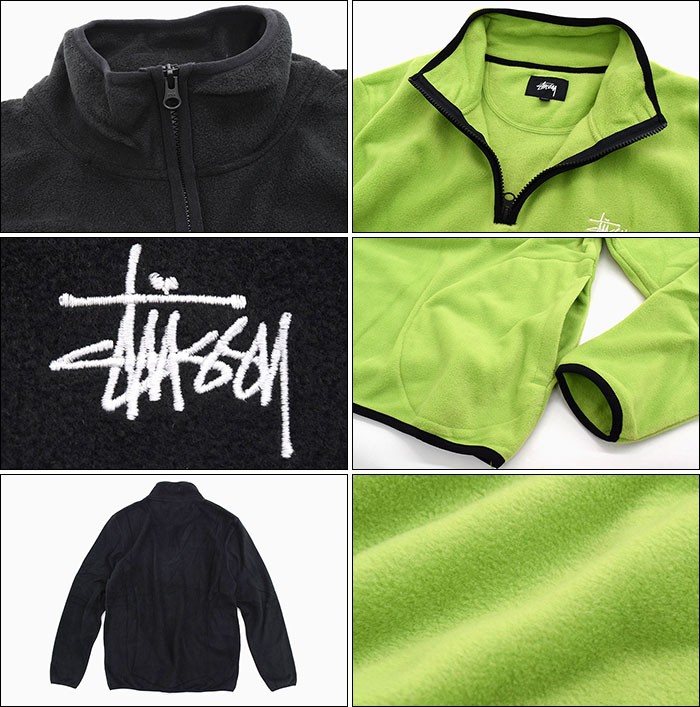 ステューシー ジャケット STUSSY メンズ Polar Fleece Half Zip(stussy