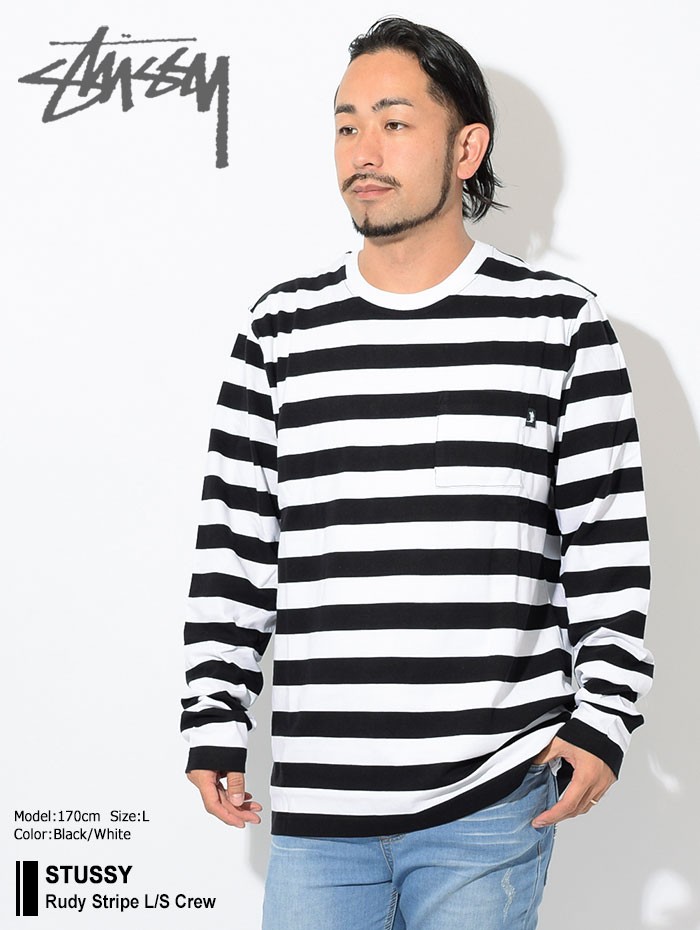 STUSSY（ステューシー） カットソー 長袖 メンズ Rudy Stripe(stussy