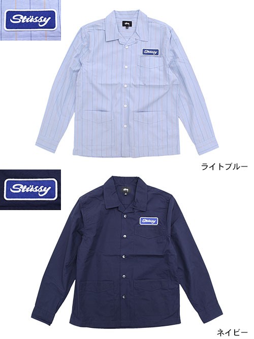 stussy ストゥーシー　work shirt バイクワークシャツ　Lサイズ stussy ストゥーシー work shirt バイクワークシャツ Lサイズ