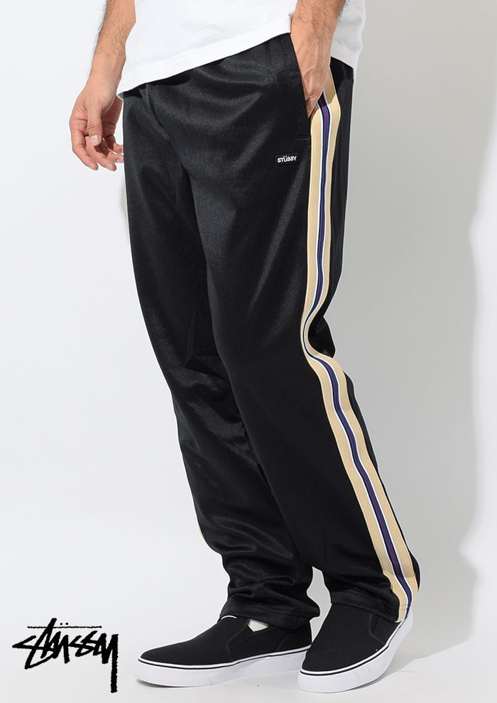 ステューシー パンツ STUSSY メンズ Textured Rib Track(stussy Jersey Pant トラックパンツ ジャージ  ボトムス 116355 USAモデル 正規)