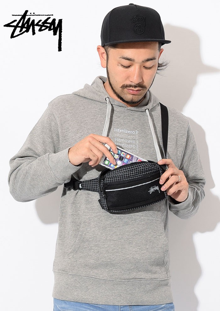 ステューシー ウエストバッグ STUSSY Ripstop Nylon(stussy waist bag