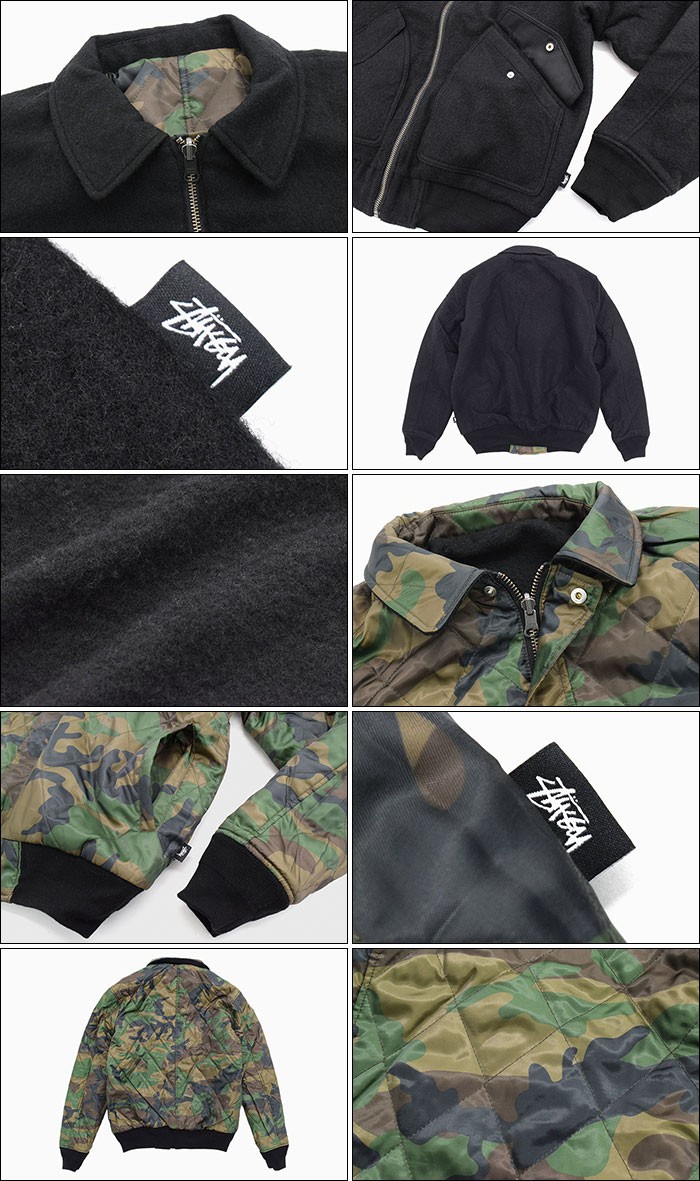 STUSSY（ステューシー） ジャケット メンズ Boiled Wool Reversible