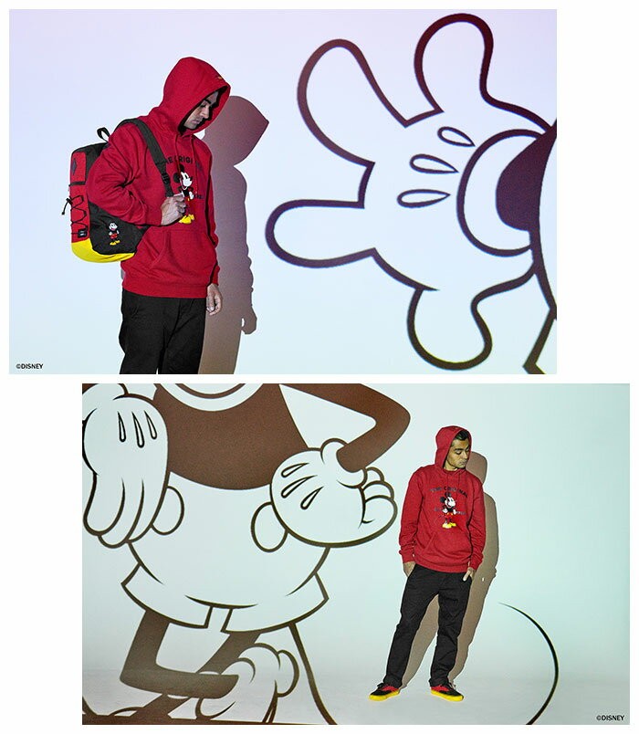 VANS バンズ プルオーバー パーカー メンズ ディズニー ミッキー 90th