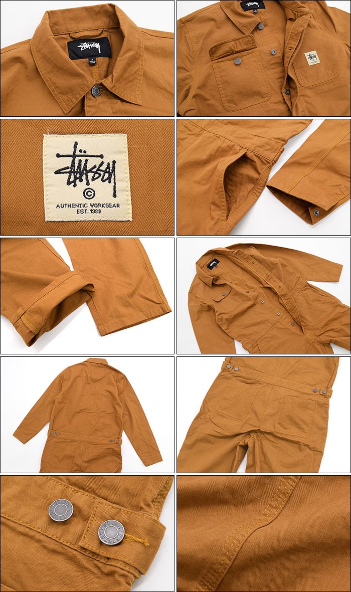 ステューシー ジャケット STUSSY メンズ Herringbone Coverall(stussy