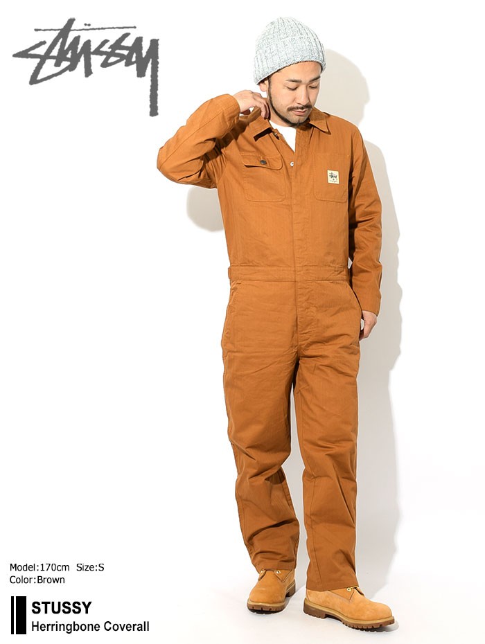 ステューシー ジャケット STUSSY メンズ Herringbone Coverall(stussy