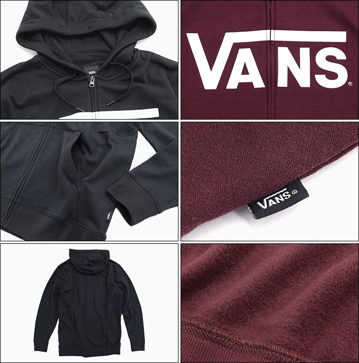 VANS バンズ パーカー ジップアップ メンズ クラシック(Classic