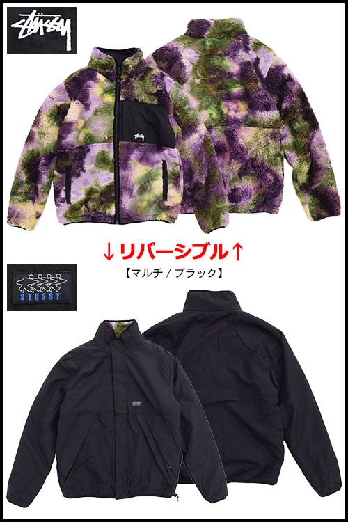 ステューシー ジャケット STUSSY メンズ Reversible Micro Fleece