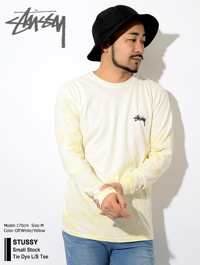 STUSSY ステューシー Tシャツ 長袖 メンズ Small Stock Tie Dye
