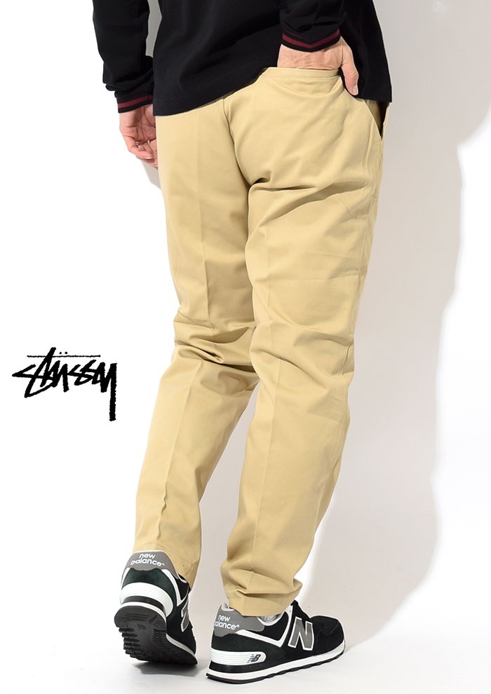 ステューシー　コットンパンツ ☆パン☆ STUSSY（ステューシー） パンツ メンズ Hank(stussy pant ワークパンツ