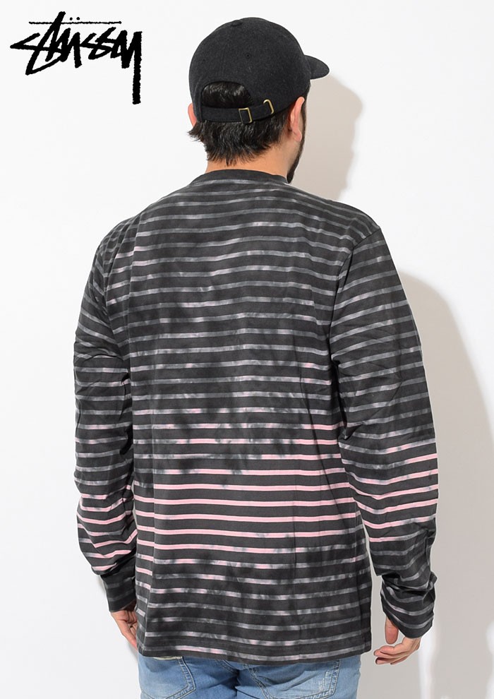 STUSSY（ステューシー） カットソー 長袖 メンズ Bleach Stripe(stussy 