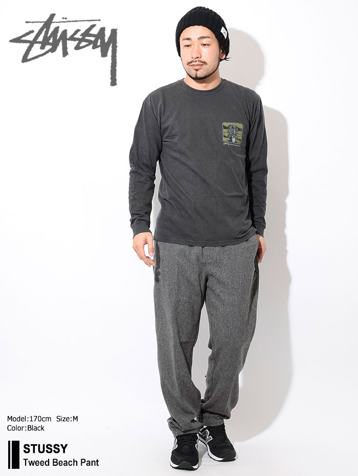 Stussy ビーチウールパンツ STUSSY（ステューシー） パンツ メンズ Tweed Beach(stussy pant