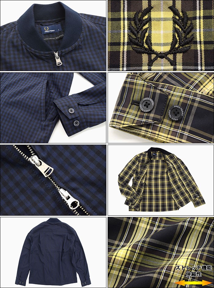 FRED PERRY（フレッドペリー） ジャケット メンズ シャツ ボンバー