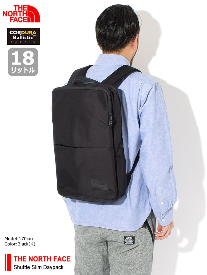 【15%OFF】ザ ノースフェイス リュック THE NORTH FACE シャトル スリム デイパック(Shuttle Slim Daypack  Backpack ビジネスバッグ NM81603)