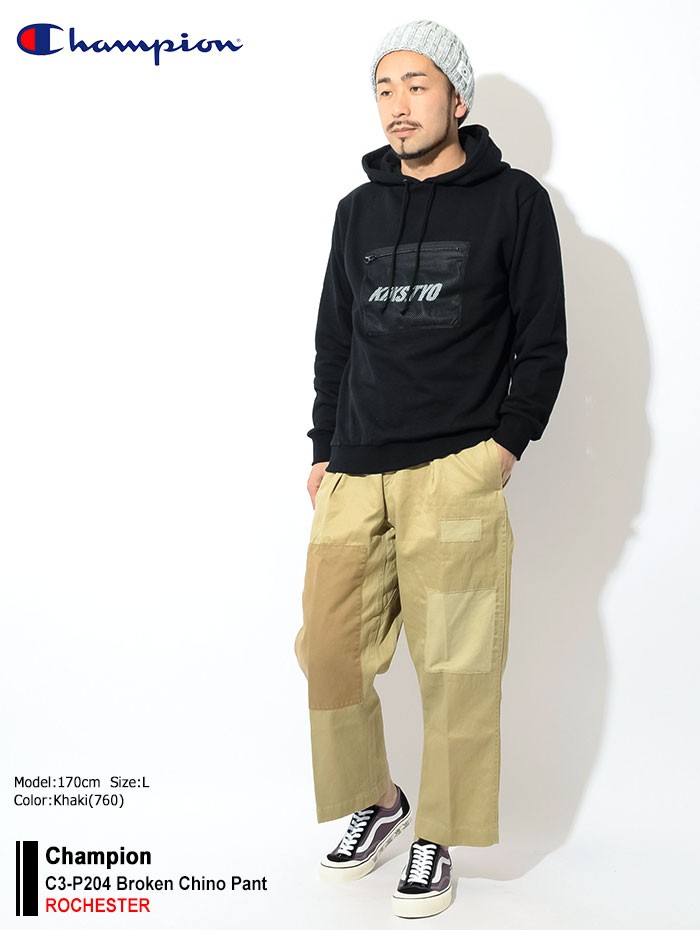 Champion（チャンピオン） パンツ メンズ C3-P204 ブロークン チノ(C3
