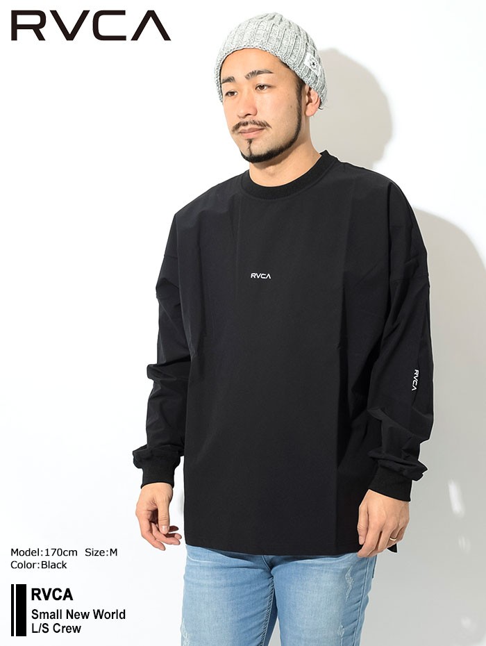 RVCA（ルーカ） カットソー 長袖 メンズ スモール ニュー ワールド 