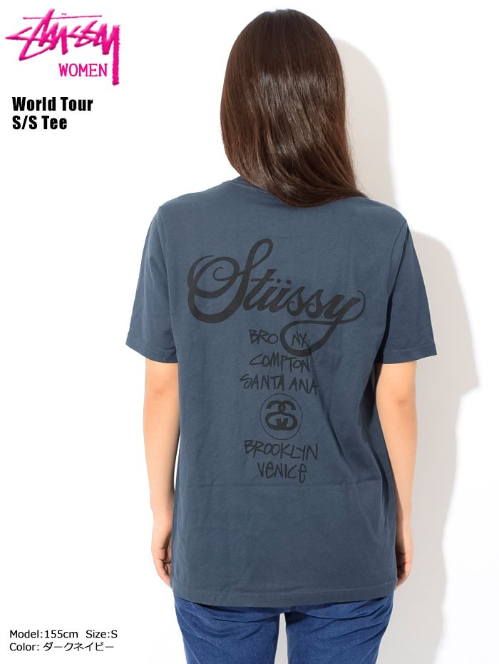 ステューシーウィメン ステューシー Tシャツ 半袖 STUSSY レディース