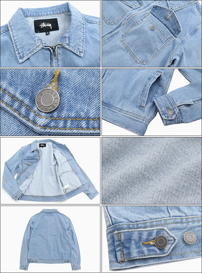 ステューシー　デニムジャケット STUSSY ステューシー ジャケット メンズ Denim Garage ( stussy