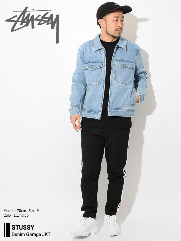 ステューシー ジャケット STUSSY メンズ Denim Garage ( stussy JKT