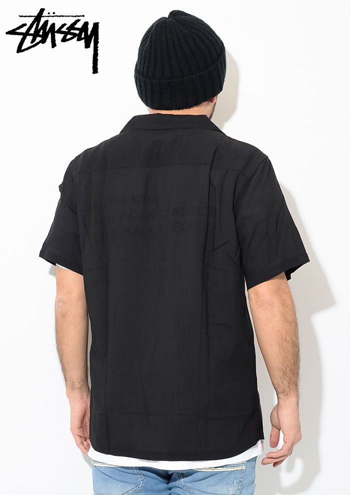 【レア品】STUSSY Cocktail オープンカラーシャツ STUSSY ステューシー シャツ 半袖 メンズ Cocktail(stussy shirt