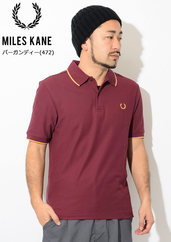 フレットペリーポロシャツ FRED PERRY フレッドペリー ポロシャツ 半袖 メンズ マイルズ