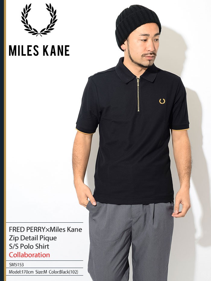 フレッドペリー ポロシャツ 半袖 FRED PERRY メンズ マイルズ ケイン