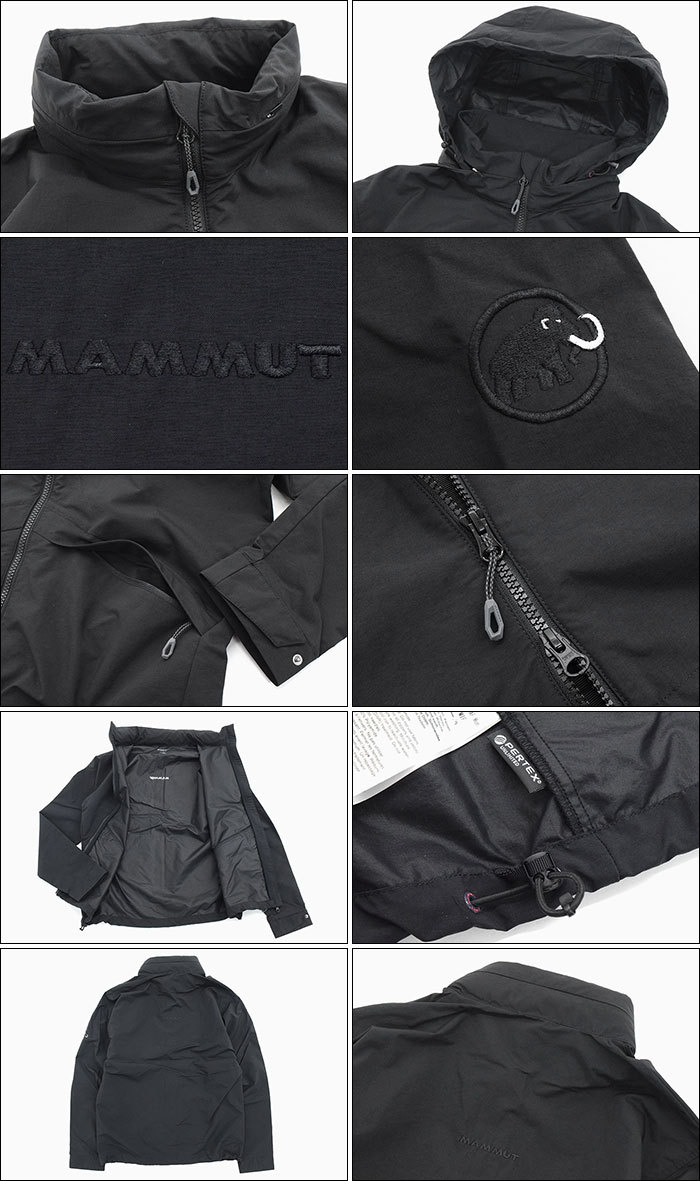 MAMMUT マムート　黒　マウンテンパーカー　XL MAMMUT マムート ジャケット メンズ マウンテンパーカー