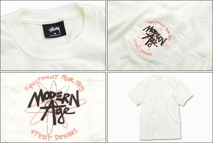 Tシャツ・カットソー STUSSY MODERN AGE TEE PIGMENT DYED 5SA355 STUSSY MODERN AGE TEE PIGMENT DYED 5SA355 (STUSSY/Tシャツ