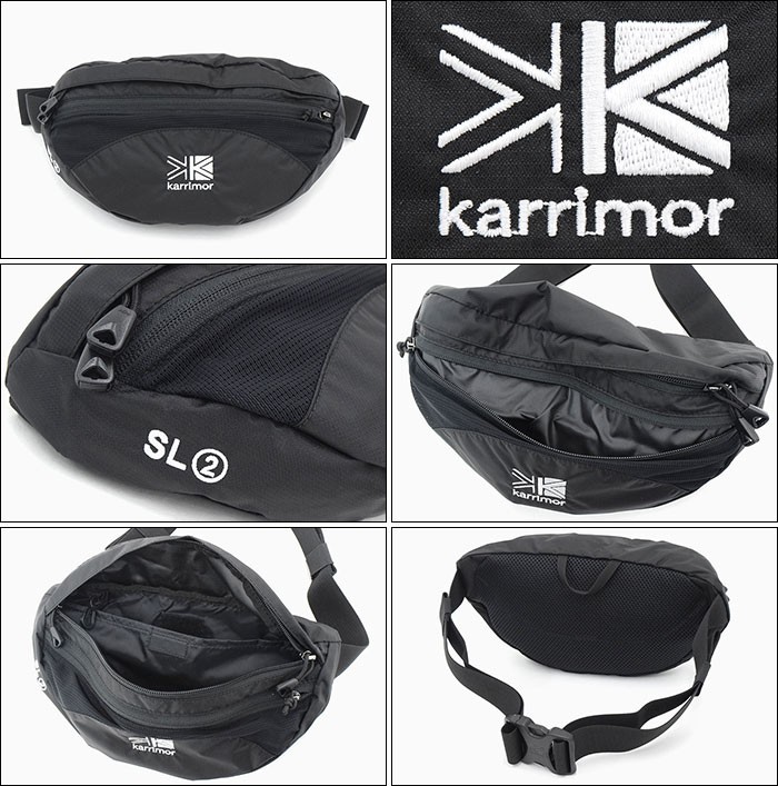 karrimor ブラック ウエストポーチ Karrimor karrimor カリマー fanny pack ウエストバッグ 正規品